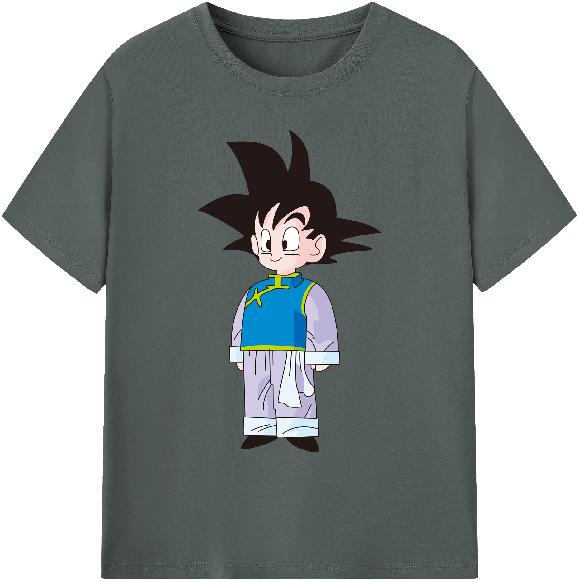 （画像用） ドラゴンボール 孫悟空（そん ごくう）Son Goku カカロット DRAGON BALL Kakarotto 綿100％ メンズ半袖Tシャツ｜肌触りやわらか＆通気性